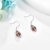 YFN Sports Jewelry Earrings 925 Sterling Silver Baseball Softball Basketball Rugby Football Tennis Volleyball Earrings for Women and Sports Fans Gifts(white orange football)