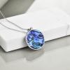 YFN Star of David Necklace Sterling Silver Jewish Christian Jewelry Gifts with 18″ Chain(Star of David Necklace with Abalone)