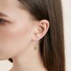 YFN Sterling Silver Created Oval Cut Birthstone Drop Dangle Women Leverback Earrings Gifts for Women Mom(November Birthstone Earrings)