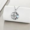 YFN Sterling Silver Irish Celtic Knot Triquetra Trinity Vintage Viking Jewelry for Women Men(Cross)