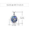 YFN Sterling Silver St Michael/St Christopher/Jesus/Virgin Mary Necklace for Men Women Catholic/Protector/Talisman Michael Archangel Medal Necklace Jewelry 18+2″(Saint Michael Urn Necklace for Ashes)