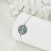 YFN Sterling Silver Tree of Life Bracelet – Sister Bracelet Jewelry, Birthday Gift for Sisters(Silver-3 Sister Bracelet)
