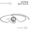 YFN Sterling Silver Tree of Life Bracelet – Sister Bracelet Jewelry, Birthday Gift for Sisters(Silver-Crystal Sister Bracelet)