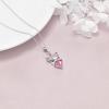 YFN Unicorns Gifts for Women Unicorn Pendant Necklace 925 Sterling Silver Unicorn Jewelry for Mom(Pink)