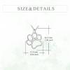 YFN Veterinarian Gifts 925 Sterling Silver Paw Print Y Necklace for Women Veterinary Student Graduation Jewelry for Christmas, Valentine’s Day, Mother’s Day, Birthday – Gift Box Included(A05 Paw Prints)