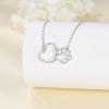 YFN Veterinarian Gifts 925 Sterling Silver Paw Print Y Necklace for Women Veterinary Student Graduation Jewelry for Christmas, Valentine’s Day, Mother’s Day, Birthday – Gift Box Included(A04 Paw Prints)