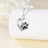 YFN Veterinarian Gifts 925 Sterling Silver Paw Print Y Necklace for Women Veterinary Student Graduation Jewelry for Christmas, Valentine’s Day, Mother’s Day, Birthday – Gift Box Included(A06 Paw Prints)