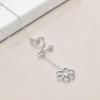 YFN Veterinarian Gifts 925 Sterling Silver Paw Print Y Necklace for Women Veterinary Student Graduation Jewelry for Christmas, Valentine’s Day, Mother’s Day, Birthday – Gift Box Included(A01 Paw Stethoscope Lariat)