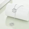 YFN Veterinarian Gifts 925 Sterling Silver Paw Print Y Necklace for Women Veterinary Student Graduation Jewelry for Christmas, Valentine’s Day, Mother’s Day, Birthday – Gift Box Included(A02 Paw Prints Lariat)