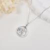 YFN Wave Necklace Sterling Silver Ocean Wave Pendant Necklace Beach Jewelry for Women Gifts(Turtle wave)