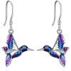 Silver-Hummingbird Earrings