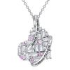 YFN Mother’s Day Gifts Sterling Silver Mother daughter Pendant Necklace Mom Jewelry for Women Mama Daughter(Daughter Heart)