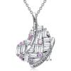 YFN Mother’s Day Gifts Sterling Silver Mother daughter Pendant Necklace Mom Jewelry for Women Mama Daughter(Love You Heart)