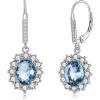 March Birthstone Earring