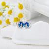 S925 Sterling Silver Stud Earrings for Women Hypoallergenic Earrings(Dog)