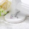S925 Sterling Silver Stud Earrings for Women Hypoallergenic Earrings(Poodle)