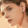 S925 Sterling Silver Stud Earrings for Women Hypoallergenic Earrings(Stingray)