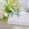 S925 Sterling Silver Stud Earrings for Women Hypoallergenic Earrings(Stingray)