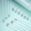 S925 Sterling Silver Zodiac Sign Necklace 12 Constellation Astrology Paperclip Chain Necklace for Women(Arise-Cable Chain)