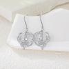 YFN 925 Sterling Silver Book/Animal/Flower Drop Dangle Earrings Earring Hypoallergenic Jewelry for Christmas Graduation Mother’s Day Birthday(A01 Book)