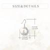 YFN 925 Sterling Silver Book/Animal/Flower Drop Dangle Earrings Earring Hypoallergenic Jewelry for Christmas Graduation Mother’s Day Birthday(A02 Book)