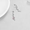 YFN 925 Sterling Silver Book/Animal/Flower Drop Dangle Earrings Earring Hypoallergenic Jewelry for Christmas Graduation Mother’s Day Birthday(D01 Flamingo)
