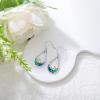 YFN 925 Sterling Silver Book/Animal/Flower Drop Dangle Earrings Earring Hypoallergenic Jewelry for Christmas Graduation Mother’s Day Birthday(H04 Moonlight)