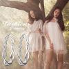 YFN 925 Sterling Silver Hoop Earrings for Women Lightweight Twisted Hoop Earrings with Click-Top Closure，Hypoallergenic Hoops Earrings for Women(hoop earrings 1)
