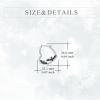 YFN Animal Earrings Sterling Silver Animal Heart Hoop Dangle Earrings Cute Jewelry Gifts for Women(Bat)
