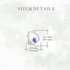 YFN Animal Earrings Sterling Silver Animal Heart Hoop Dangle Earrings Cute Jewelry Gifts for Women(Butterfly)
