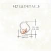 YFN Animal Earrings Sterling Silver Animal Heart Hoop Dangle Earrings Cute Jewelry Gifts for Women(Chihuahua)