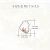 YFN Animal Earrings Sterling Silver Animal Heart Hoop Dangle Earrings Cute Jewelry Gifts for Women(French Bulldog)
