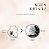 YFN Animal Earrings Sterling Silver Animal Heart Hoop Dangle Earrings Cute Jewelry Gifts for Women(German Shepherd)
