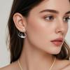 YFN Animal Earrings Sterling Silver Animal Heart Hoop Dangle Earrings Cute Jewelry Gifts for Women(German Shepherd)