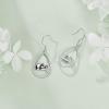 YFN Animal Earrings Sterling Silver Animal Heart Hoop Dangle Earrings Cute Jewelry Gifts for Women(Panda Dangle)