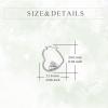 YFN Animal Earrings Sterling Silver Animal Heart Hoop Dangle Earrings Cute Jewelry Gifts for Women(Rabbit)