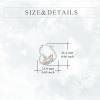 YFN Animal Earrings Sterling Silver Animal Heart Hoop Dangle Earrings Cute Jewelry Gifts for Women(Unicorn B)