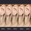 YFN Hoop Earrings Sterling Silver Polished Round Circle Endless Earrings Diameter 20,30,40,50,60,70,80mm(Diameter 40mm Medium Hoop Earrings)