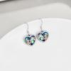 YFN Horse Earrings/Dog Earrings Sterling Silver Animal Drop Dangle Earrings Horse Jewelry Gift for women(Abalone Horse Earrings)
