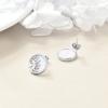 YFN Opal Earrings Sterling Silver Stud Drop Dangle Earrings Jewelry Gifts for Women(Silver)