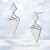 YFN Opal Earrings Sterling Silver Stud Drop Dangle Earrings Jewelry Gifts for Women(white)