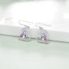 YFN Owl earrings for women Sterling Silver Owl Jewelry Gifts Drop Dangle Earrings for Women