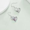 YFN Owl earrings for women Sterling Silver Owl Jewelry Gifts Drop Dangle Earrings for Women