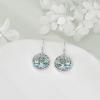 YFN Tree of Life Earrings Sterling Silver Tree Life Eardrop with Abalone Shell Dangle Drop Earrings Jewelry Gifts for Women(Hecate)