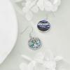 YFN Tree of Life Earrings Sterling Silver Tree Life Eardrop with Abalone Shell Dangle Drop Earrings Jewelry Gifts for Women(Hecate)