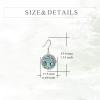 YFN Tree of Life Earrings Sterling Silver Tree Life Eardrop with Abalone Shell Dangle Drop Earrings Jewelry Gifts for Women(Sobriety)