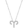 S925 Sterling Silver Zodiac Sign Necklace 12 Constellation Astrology Paperclip Chain Necklace for Women(Arise-Cable Chain)