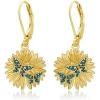 YFN 925 Sterling Silver Book/Animal/Flower Drop Dangle Earrings Earring Hypoallergenic Jewelry for Christmas Graduation Mother’s Day Birthday(H01 Butterly)