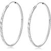 Diameter 40mm Hoop Earrings