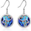 YFN Nurse Earrings for Women Sterling Silver Stethoscope Dangle Earrings Medical Jewelry for Doctor Nurse Medical Gifts for Nurse(Multi)